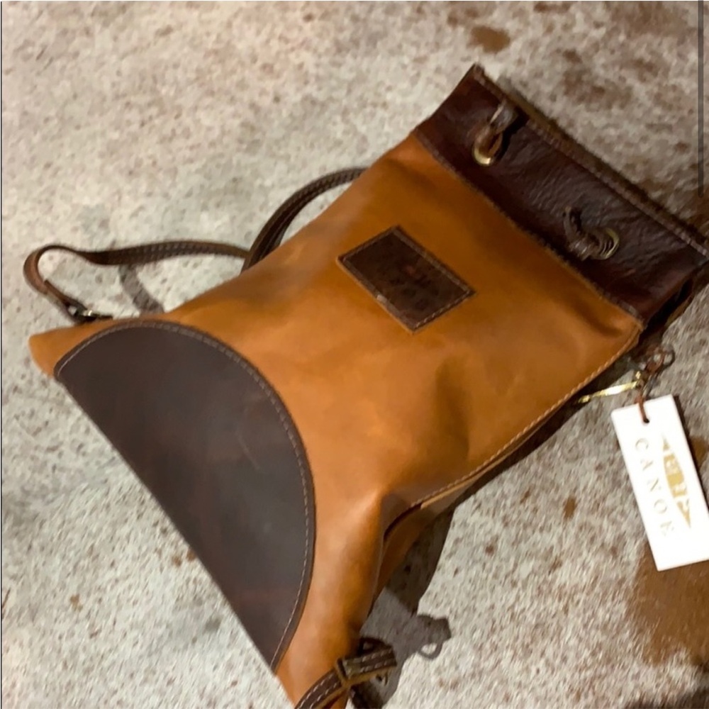 Canoe Leather Backpack